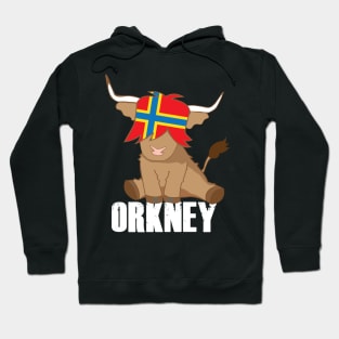 Cool orkney flag t-shirt cow farmer shirt Hoodie